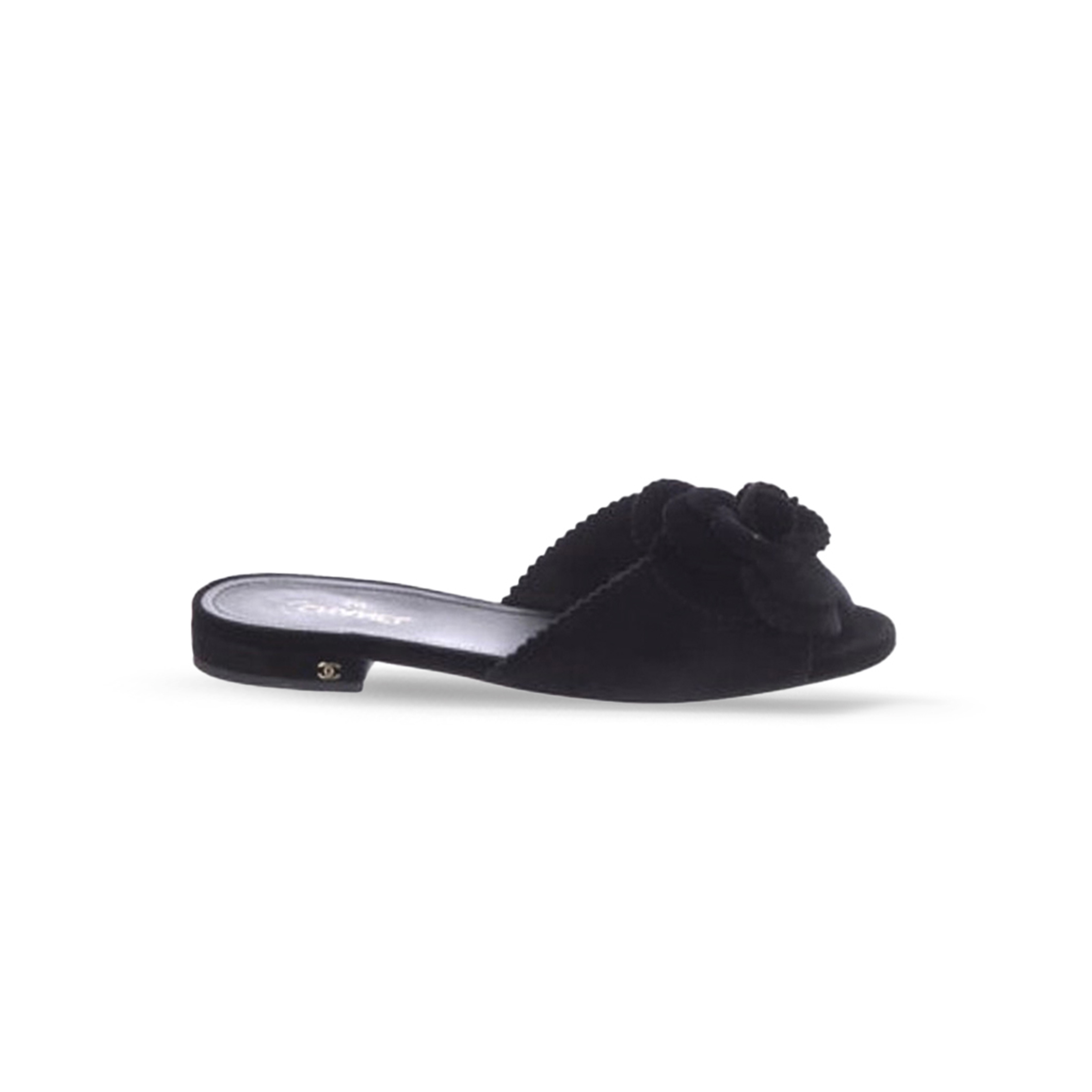 Ch**el 25b camellia slippers